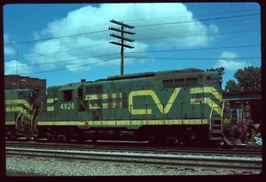 Original Rail Slide - CV Central Vermont 4928 St Albans VT 7-15-1985 - Picture 1 of 1