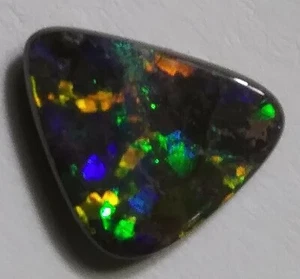 ¡EXCEPCIONAL ópalo de roca sólido de 3,2 quilates NARANJA BRILLANTE Y VERDE Queensland! - Imagen 1 de 9