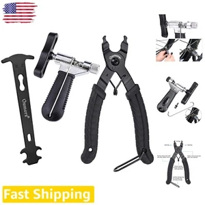 Premium Bike Chain Repair Tool Set with Plier, Splitter, and Wear Indicator - Picture 1 of 10