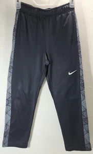 Nike Athletic Pants Boys Size M Dark Gray Fleece Lined Dri-Fit  836381-011 - Picture 1 of 7