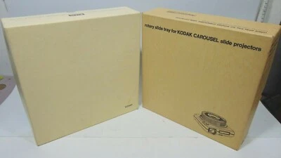 Kodak Slide Projector Tray Lot Of 2 Carousel 80 Original Box Picture Airequipt - Image 1 of 4