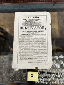Orig Wayne Agri Co. Indiana Cultivator Dublin Indiana Advertisement 5.5 X 8.5 - Picture 1 of 2
