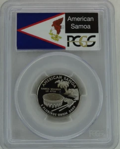 2009-S American Samoa Quarter Proof PCGS PR 70 DCAM US Mint 25C - Picture 1 of 2