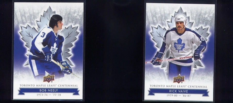 2017 UPPER DECK TORONTO MAPLE LEAFS CENTENNIAL BASE #12 Bob Neely - Image 1 of 1