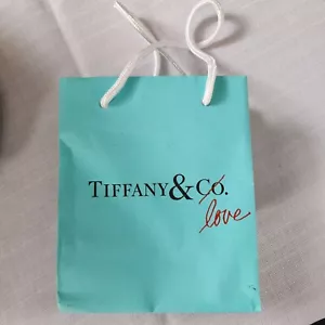 Tiffany und Co Papiertüte blau 6" x 6" - Bild 1 von 4