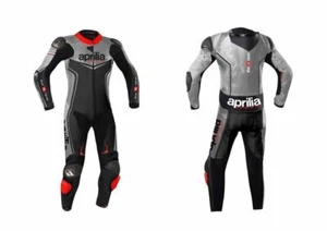 Aprilia Motorrad Lederkostüm Biker Straße Rennen Sportrüstung Protektor Jacke  - Bild 1 von 3