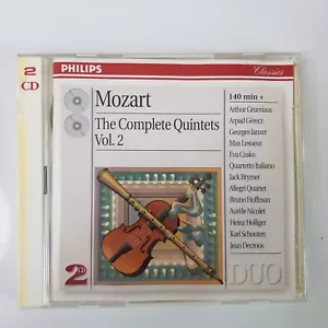 Mozart Complete Quintets Vol 2 Grumiaux Gerecz Brymer Eva Czako Philips CD - Picture 1 of 6