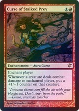 Curse of Stalked Prey - Foil New MTG Innistrad Magic 2B3