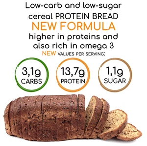 Brotkasten Protein An Müslischale Line @ 30% Fase 1 Diet 16 Fette Lowcarb 360gr - Bild 1 von 5