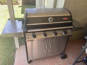 Beefeater Discovery 4 Burner Stainless Steel BBQ With Side Wok & Rotisserie - Picture 1 of 4