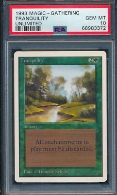 Unlimited Tranquility PSA 10 Graded Magic MTG (3372) -magicgraders- - Image 1 of 3