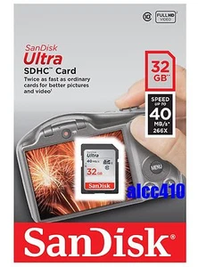Sandisk Ultra 32GB SD SDHC Memory Card 40MB/s Class10 32G UHS-1 in Sydney - Picture 1 of 1