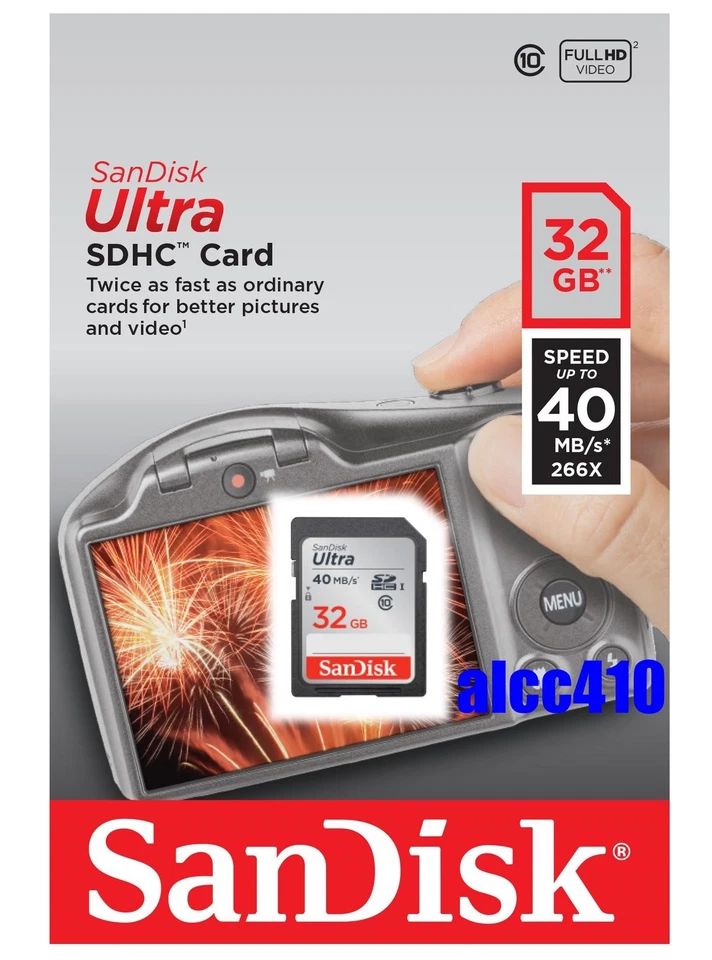 Sandisk Ultra 32GB SD SDHC Memory Card 40MB/s Class10 32G UHS-1 in Sydney - Image 1 of 1