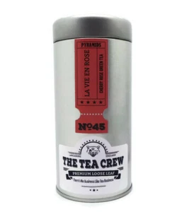 Kirschrose Sencha Grüntee Pyramiden | Luxus biologisch abbaubare Gourmet Teebeutel - Bild 1 von 6