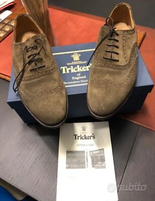Trickers 7159 Fulham Brown Size Uk 10,5 - Imagen 1 de 4