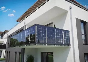 Balkongeländer SOLAR VSG Glas ☀️ Solarbalkon mit Premium Solarglas Angebot - Bild 1 von 14
