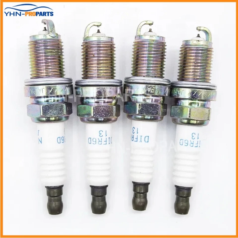 4 шт свеча зажигания Iridium 12290-RB0-J11 DIFR6D13 для 2012-2016 Honda CR-Z 1,5 л L4 - Изображение 1 из 4