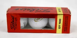 PAQUETE DE 3 PELOTAS DE GOLF TITLEIST DT 100 - Imagen 1 de 2