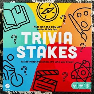 Trivia Stakes Family Board Game with Trivia and Wagers - Image 1 of 4