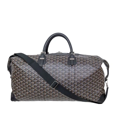 Bolso de viaje Goyard Bowling 55 azul marino con correa Foto 1 de 4