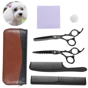 .Hair Cutting Scissors Set Cutting/Thinning Scissors With Comb Hairdressing Shea - Picture 1 of 12