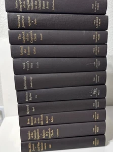 THE LAKESIDE PRESS Classic Book Series LOT Of 13 Brown Hardcover 5x7” Historical - Picture 1 of 17