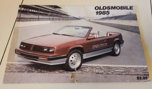 CALENDARIO DE CONCESIONARIOS OLDSMOBILE 1985 VINTAGE OFICIAL NASCAR PACE CAR SIN ESCRITURA - Imagen 1 de 14
