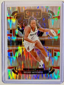 2024 PANINI SELECT PRIZM SILVER SHIMMER KELSEY MITCHELL INDIANA FEVER CONCOURSE - Picture 1 of 2