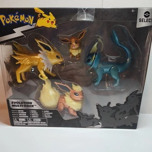NIB Pokemon Eevee Evolution Multi-Pack Figure Set - Picture 1 of 2