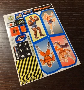 GI Joe Street Fighter Dragon Fortress Decal Sheet – Guaranteed Original - 1993 - Picture 1 of 1