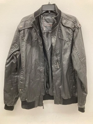 Brave Soul Black Bomber Jacket Men's Size L - Image 1 of 4