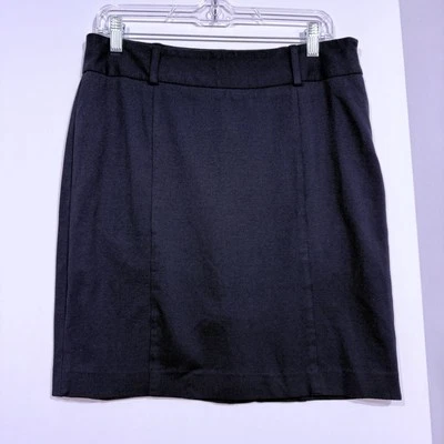 Kenneth Cole Women's Rayón Blend Pencil Skirt Lined Black Size 6 - Image 1 of 4