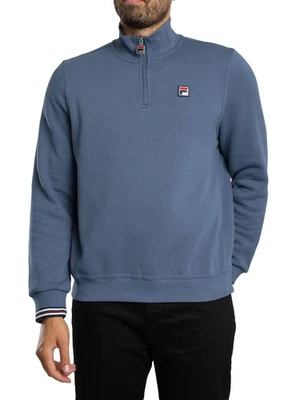 Fila de los hombres Sudadera Ramy 2 1/4 Tipping, Azul - Imagen 1 de 4