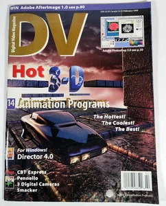 DV Digital Video Magazine February 1995 3D animation programs Director VTG HTF - Bild 1 von 5