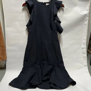 Cinq a Sept Damen Marine Micah Rüschen Cold Shoulder Kleid in Marine Größe 8 - Bild 1 von 20