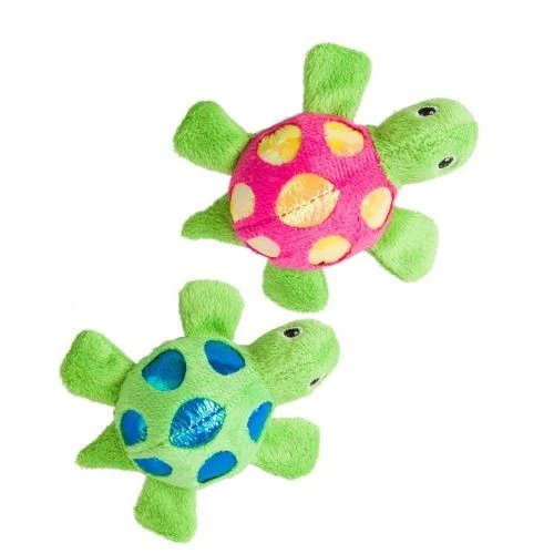 Spot Shimmer Glimmer Turtle Catnip Toy Assorted, (2 Pack) - Image 1 of 1
