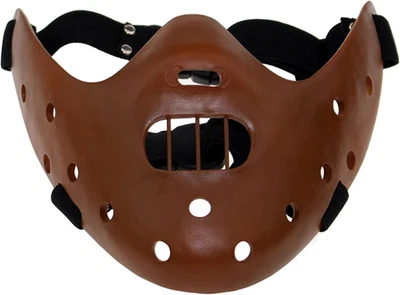 Hannibal Lecter Mask Cosplay The Silence of The Lambs Half Face Killer Hallow... - Image 1 of 4