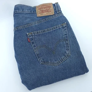 Vintage Levis 550 Blue Jeans Herren 36x34 Baumwolle Denim Relaxed Tapered Fit Med Wash - Bild 1 von 14