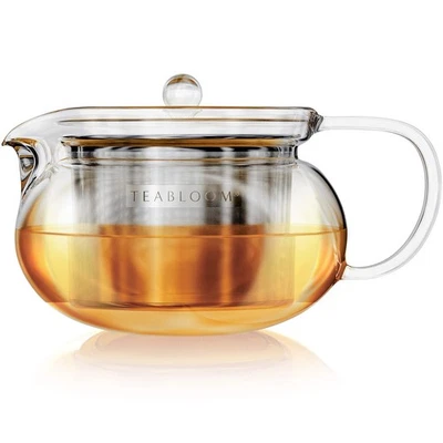 Kyoto 2-in-1 Tea Kettle and Maker Glass Teapot with Removable Loose Infuser - Image 1 of 4