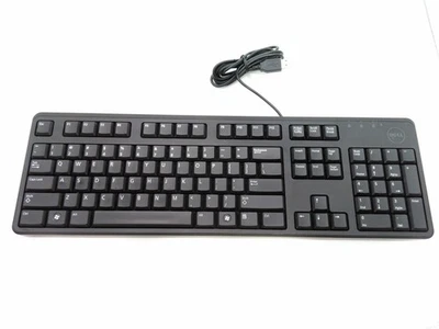 Dell KB212-B USB Quiet Key Keyboard - Black Untested - Image 1 of 4