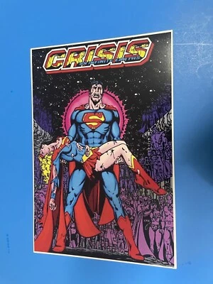 CRISIS ON INFINITE EARTHS DEATH OF SUPERGIRL DC COMICS POSTER PIN UP NEW. - Image 1 of 4