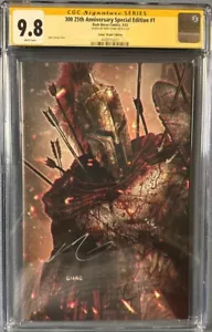 300 25th Anniversary Special Edition CGC 9.8 SIGNED BY JOHN GIANG - Picture 1 of 1