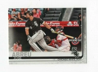 2019 TOPPS OPENING DAY BASEBALL - JOSE ABREU CHICAGO WHITE SOX #37 - Image 1 of 3