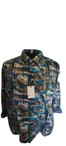 Robert Graham Hydroflauge Long Sleeve Shirt Size 2XL - Bild 1 von 5