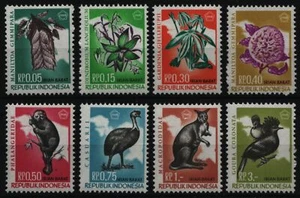 Indonesia - Irlanda Occidental 1968 - Mi-Nr. 23-30 ** - MNH - Fauna y Flora - Imagen 1 de 1
