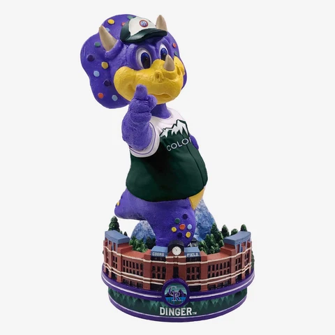 Dinger Colorado Rockies 2022 City Connect Bobblehead MLB Cover
