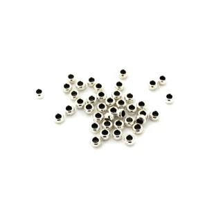50 Spacer Beads 3mm x 5mm Antique Silver Tone Simple Design - SC7736 - Picture 1 of 2