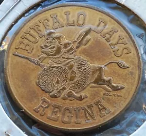 1967 Regina Saskatchewan Token $0.50 Trade Dollar - Buffalo Buck - Picture 1 of 2