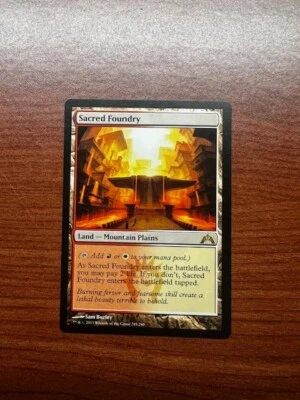 Magic the Gathering Sacred Foundry Gatecrash Lightly Played - Image 1 of 4