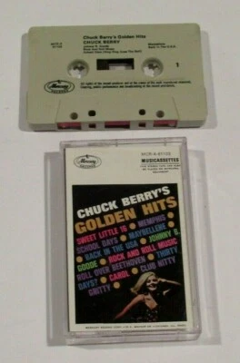 ROCK CHUCK BERRY GOLDEN HITS CASSETTE TAPE LIGHTLY USED EXCELLENT - Image 1 of 2